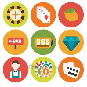 娱乐元素图标矢量设计